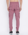 Shop Men's Pink Oversized Polyester Cargo Pocket Track Pants-Design