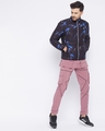 Shop Men's Pink Oversized Polyester Cargo Pocket Track Pants