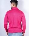 Shop Men's Pink Relaxed Fit Zipper Sweater-Full