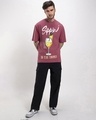Shop Men's Slate Rose Sippin In The Tropic Graphic Printed Oversized T-shirt