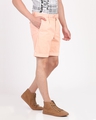 Shop Men's Pink Slim Fit Cotton Shorts-Full