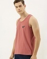 Shop Men's Pink Slim Fit Vest-Design