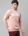 Shop Men's Pink Solidarity Typography Sweatshirt-Design