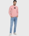 Shop Men's Pink Soul Reaper Typography Sweatshirt-Design