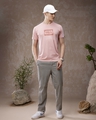 Shop Men's Pink Star Wars Typography T-shirt-Full