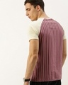 Shop Men's Pink Striped Slim Fit T-shirt-Design