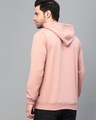 Shop Men's Pink Stronger Typography Slim Fit Hooded Sweatshirt-Full