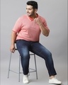 Shop Men's Pink Stylish Half Sleeve Casual T-shirt