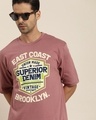 Shop Men's Pink Superior Denim Typography Oversized T-shirt-Design