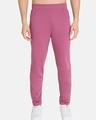 Shop Men's Pink Track Pants-Front