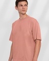 Shop Men's Pink Travis Scott Graphic Printed Oversized T-shirt-Full
