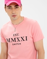 Shop Men's Pink Typography Cotton Co-ordinates