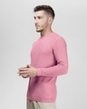 Shop Men's Pink Waffle Self Designed Slim Fit Sweater-Design