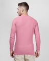 Shop Men's Pink Waffle Self Designed Slim Fit Sweater
