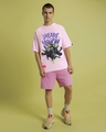 Shop Men's Pink We Are Venom Graphic Printed Oversized T-shirt