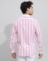 Shop Men's Pink & White Striped Slim Fit Shirt-Design