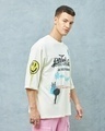 Shop Men's Gardenia Youth Gang Graphic Printed Super Loose Fit T-shirt-Design