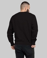 Shop Men's Black Pizza Sense Printed Regular Fit Sweatshirt-Design