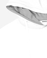 Shop Men's Plain Colorblock Three Panel Full sleeve Hoodie T-shirt (White-Black-Meteor Grey)