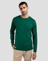 Shop Pack of 2 Men's Green & Blue T-shirt-Design