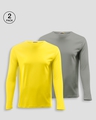 Shop Pack of 2 Men's Pineapple Yellow & Meteor Grey T-shirt-Front