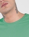 Shop Pack of 2 Men's Black & Jade Green T-shirt
