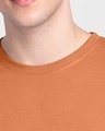 Shop Pack of 2 Men's Black & Vintage Orange T-shirt
