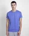 Shop Pack of 2 Men's Grey & Blue T-shirt-Design