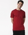 Shop Pack of 2 Men's Neon Green & Cherry Red T-shirt-Design