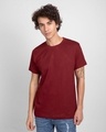 Shop Pack of 2 Men's Red & Brown T-shirt-Design