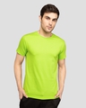 Shop Pack of 2 Men's White & Neon Green T-shirt-Design