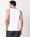 Shop Men's Plain Horizontal Three Panel Vest(White-Meteor Grey-Navy Blue)-Design
