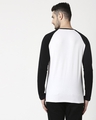 Shop Men's White & Black Henley T-shirt-Full