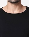 Shop Men's Plain Side Panel Vest(Black-White)