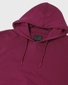 Shop Men's Plum Red Oversized Hoodie