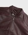 Shop Men's Brown Plus Size PU Jacket