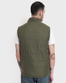 Shop Men's Olive Plus Size Sleeveless Puffer Jacket-Design