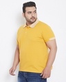 Shop Men's Plus Size Stylish Polo Neck Solid Casual T-Shirt