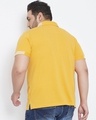 Shop Men's Plus Size Stylish Polo Neck Solid Casual T-Shirt-Full
