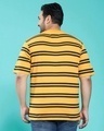 Shop Men's Popcorn Yellow Stripe T-shirt-Full