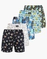 Shop Pack of 5 Men's Printed Boxers-Front