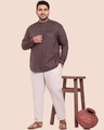 Shop Men's Printed Full Sleeves Plus Shirt-Front