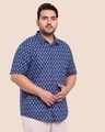Shop Men's Printed Half Sleeves Plus Shirt-Design