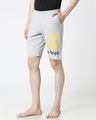 Shop Men's Grey The Legend Typography Lounge Shorts-Design