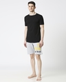 Shop Men's Grey The Legend Typography Lounge Shorts