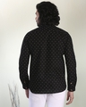 Shop Men's Printed Manadarin Collar Black Shirt-Design