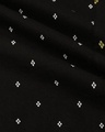 Shop Men's Printed Manadarin Collar Black Shirt