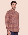 Shop Men's Printed Mandarin Collar Relaxed Fit Shirt-Design