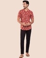 Shop Men's Printed Resort Collar Relaxed Fit Shirt