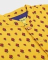 Shop Men's Yellow All Over Printed Waistcoat